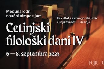 Počinju Cetinjski filološki dani: O jezičkim prilikama, ali i ideološkim projektima s ciljem opstrukcije montenegristike Počinju Cetinjski filološki dani: O jezičkim prilikama, ali i ideološkim projektima s ciljem opstrukcije montenegristike