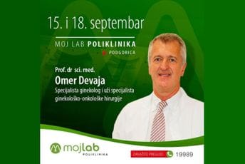 Prof. dr sci. med. Omer Devaja 15. i 18. septembra u Poliklinici Moj Lab. Prof. dr sci. med. Omer Devaja 15. i 18. septembra u Poliklinici Moj Lab.