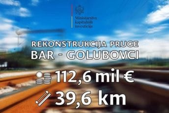 MKI podnijelo aplikaciju prema EK: Za dioniocu pruge Bar-Golubovci traže 112 miliona eura MKI podnijelo aplikaciju prema EK: Za dioniocu pruge Bar-Golubovci traže 112 miliona eura