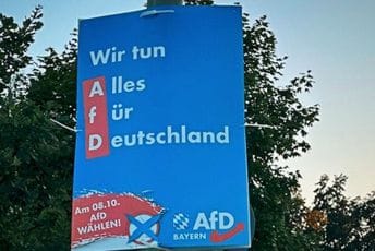 Njemačka: Na predizborne plakate postavio zabranjeni nacistički slogan Njemačka: Na predizborne plakate postavio zabranjeni nacistički slogan