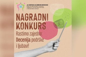 Nagradni konkurs Dnevnog centra za djecu i mlade sa smetnjama u razvoju: Budite i vi dio važne priče o inkluziji Nagradni konkurs Dnevnog centra za djecu i mlade sa smetnjama u razvoju: Budite i vi dio važne priče o inkluziji