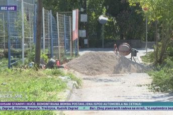 Ulica u Podgorici zatrpana šutom: "Živimo u getu" Ulica u Podgorici zatrpana šutom: "Živimo u getu"