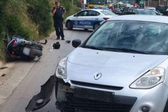 Udes na putnom prevcu Bar - Ulcinj: Povrijeđen motociklista Udes na putnom prevcu Bar - Ulcinj: Povrijeđen motociklista