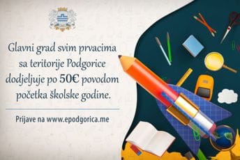 Glavni grad podgoričkim prvacima dodjeljuje po 50 eura: Prijave putem elektronskog servisa "ePrvaci" Glavni grad podgoričkim prvacima dodjeljuje po 50 eura: Prijave putem elektronskog servisa "ePrvaci"