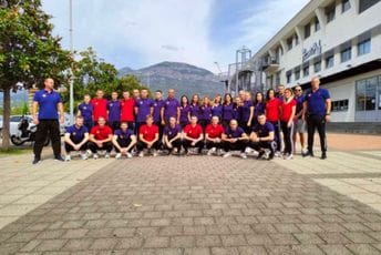 Seniorska karate reprezentacija na Balkanskom prvenstvu u Tirani