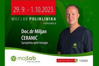 Doc.dr Miljan Ćeranić, član hirurškog tima Poliklinike Moj Lab