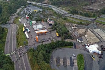 Rupe progutale kamion i auto: Veliki odron uništio autoput u Švedskoj, ima povrijeđenih