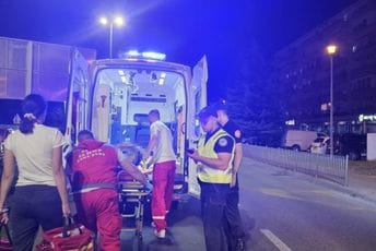 Motociklista povrijeđen u saobraćajnoj nezgodi na Starom aerodromu