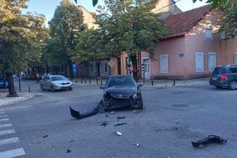 Saobraćajna nezgoda na Cetinju: Povrijeđena jedna osoba