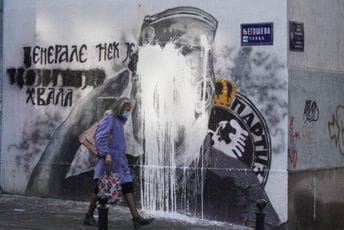 Aktivistkinja osuđena zbog gađanja grafita Ratka Mladića jajima