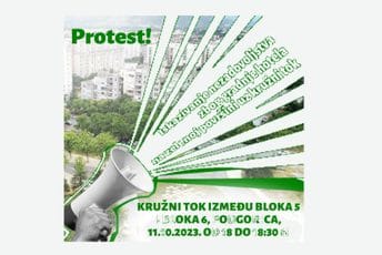 U srijedu novi protest grupe stanara Bloka 5 i 6 U srijedu novi protest grupe stanara Bloka 5 i 6