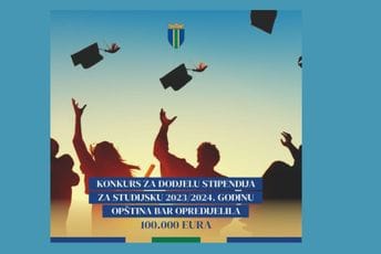 Podrška Opštine Bar za najbolje studente: Opredijeljeno 100.00 eura za stipendije Podrška Opštine Bar za najbolje studente: Opredijeljeno 100.00 eura za stipendije