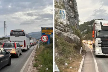 Kolone na ulazu u Nikšić stvorene zbog protesta, saobraćaj uspostavljen