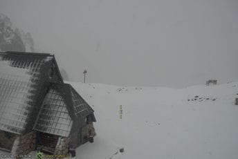 U Hrvatskoj i Sloveniji pao prvi snijeg U Hrvatskoj i Sloveniji pao prvi snijeg