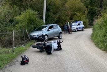 Bar: Motociklista teže povrijeđen u udesu Bar: Motociklista teže povrijeđen u udesu