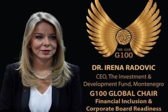 Irena Radović među 100 najmoćnijih liderki svijeta G100 mreže Irena Radović među 100 najmoćnijih liderki svijeta G100 mreže