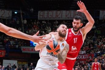 Zvezda i Asvel konačno slavili, Feneru triler protiv Olimpijakosa, Milano i dalje posrće Zvezda i Asvel konačno slavili, Feneru triler protiv Olimpijakosa, Milano i dalje posrće