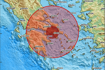 Jak zemljotres u Grčkoj Jak zemljotres u Grčkoj