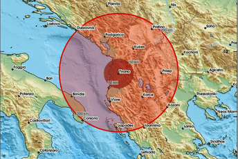 Dva zemljotresa u Albaniji nedaleko od Tirane Dva zemljotresa u Albaniji nedaleko od Tirane