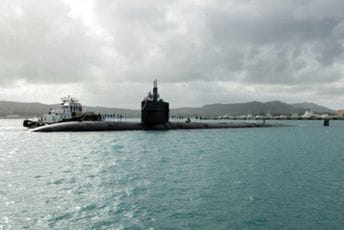 Američka podmornica u vodama kod Bliskog istoka Američka podmornica u vodama kod Bliskog istoka