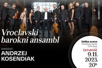 Vroclavski barokni ansambl gostuje u Podgorici: "Music First" na sceni Muzičkog centra