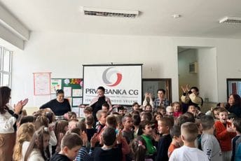 Prva banka CG AD – osnovana 1901. godine obilježila Nedjelju štednje na poziv JU OŠ “Vlado Milić” iz Podgorice Prva banka CG AD – osnovana 1901. godine obilježila Nedjelju štednje na poziv JU OŠ “Vlado Milić” iz Podgorice