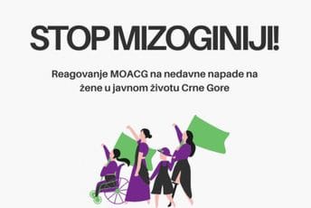 MOACG: Raste netrpeljivost prema ženama, a dodatno zabrinjava neadekvatna reakcija MOACG: Raste netrpeljivost prema ženama, a dodatno zabrinjava neadekvatna reakcija