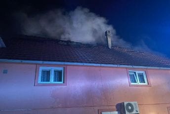 Nikšić: Gorjela kuća, pričinjena veća materijalna šteta