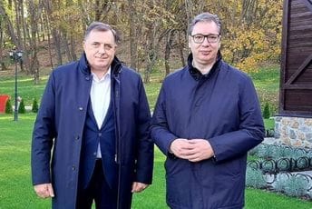 Novi susret: Vučić ugostio Dodika u Beogradu