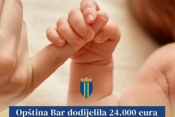 Bar: Dodijeljeno više od 20.000 eura za medicinski potpomognutu oplodnju Bar: Dodijeljeno više od 20.000 eura za medicinski potpomognutu oplodnju