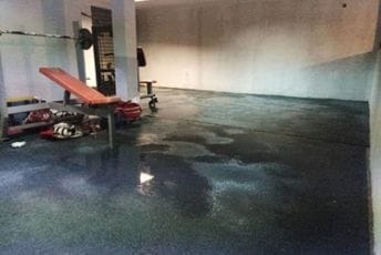 Poplavljena sala za trening Bese, prekinuti treninzi Poplavljena sala za trening Bese, prekinuti treninzi