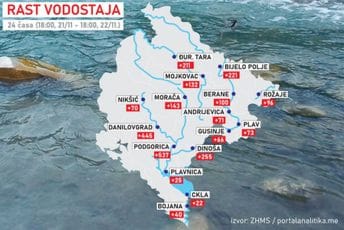 Rijeke podivljale, kiša stvorila mnogo problema širom države Rijeke podivljale, kiša stvorila mnogo problema širom države