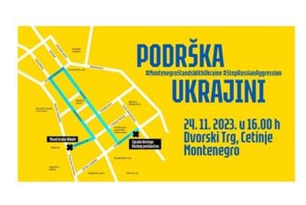 “Beskompromisna podrška zapadnih lidera i slobodnih ljudi jasan signal Rusiji da će biti poražena”: Danas šetnja za Ukrajinu na Cetinju “Beskompromisna podrška zapadnih lidera i slobodnih ljudi jasan signal Rusiji da će biti poražena”: Danas šetnja za Ukrajinu na Cetinju