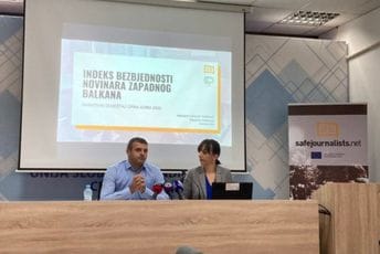 Sindikat medija: Crna Gora zadržala treće mjesto u regionu u Indeksu bezbjednosti novinara Sindikat medija: Crna Gora zadržala treće mjesto u regionu u Indeksu bezbjednosti novinara