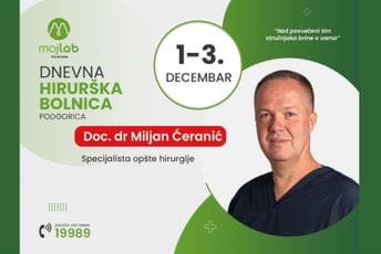 Doc. dr Miljan Ćeranić u dnevnoj hiruškoj bolnici