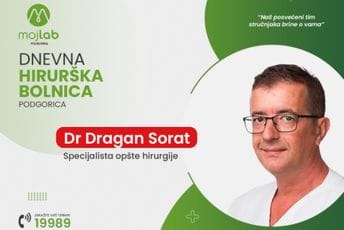Dr Dragan Sorat, vrsni stručnjak iz oblasti opšte hirurgije - dio hirurškog tima Moj Lab poliklinike