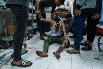 Tim  SZO posjetio bolnicu u Gazi: Pacijenti vrište od bolova, liječe ih na podu