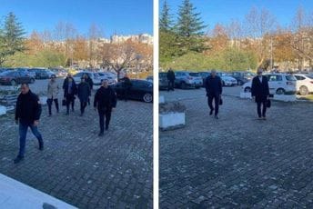 Abazović i Lazović stigli na suđenje u Ulcinj Abazović i Lazović stigli na suđenje u Ulcinj