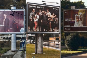 Nesvakidašnja izložba: Pozorišne fotografije Duška Miljanića na bilbordima širom Crne Gore Nesvakidašnja izložba: Pozorišne fotografije Duška Miljanića na bilbordima širom Crne Gore