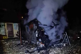 Cetinje: Gorio pomoćni objekat u naselju Bogišin Krš Cetinje: Gorio pomoćni objekat u naselju Bogišin Krš