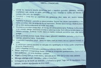 Ovo dobijaju djeca u školama: Kad se rodi djevojčica ne slavi se i ne puca, žene nemaju nikakva prava