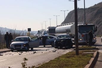 Udes na putu ka Cetinju, bez povrijeđenih Udes na putu ka Cetinju, bez povrijeđenih