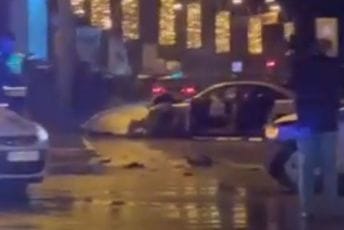 Budva: Saobraćajna nezgoda na glavnom gradskom bulevaru, jedna osoba povrijeđena