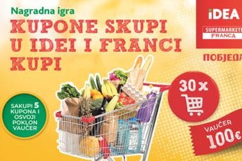 Uskoro nagradna igra “Kupone skupi, u Idei i Franci kupi” Uskoro nagradna igra “Kupone skupi, u Idei i Franci kupi”