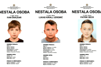 Hrvatska: Pronađena sva tri dječaka, pa jedan opet nestao