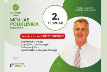 Prof dr Omer Devaja endoskopski hirurg 2. februara u Poliklinici Moj Lab Prof dr Omer Devaja endoskopski hirurg 2. februara u Poliklinici Moj Lab