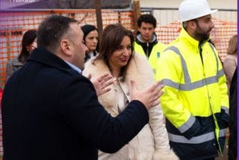 Jakšić-Stojanović obišla OŠ "Vladimir Nadzor": Radovi se odvijaju po planu Jakšić-Stojanović obišla OŠ "Vladimir Nadzor": Radovi se odvijaju po planu