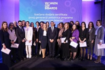 Program Women on Boards osnažio i umrežio 21 liderku za ključne pozicije ekonomskog odlučivanja u Crnoj Gori Program Women on Boards osnažio i umrežio 21 liderku za ključne pozicije ekonomskog odlučivanja u Crnoj Gori