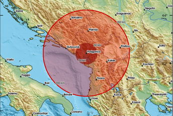 Zemljotres zatresao Crnu Goru
