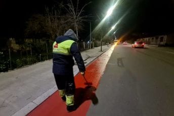 Brisali, pa sad iscrtavaju: Podgorica ponovo dobija biciklističke trake